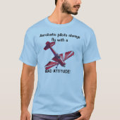 Flugpiloten fliegen immer mit T-Shirt (Vorderseite)