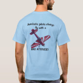Flugpiloten fliegen immer mit T-Shirt (Rückseite)