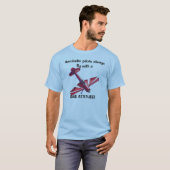Flugpiloten fliegen immer mit T-Shirt (Vorne ganz)