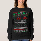 Flugpiloten Ugg Weihnachts-Sweater Flight Oper Sweatshirt (Vorderseite)