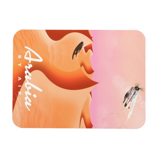 Flugplakat Arabien Magnet (Horizontal)