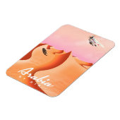 Flugplakat Arabien Magnet (Linke Seite)