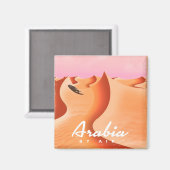 Flugplakat Arabien Magnet (Vorderseite/Rückseite)