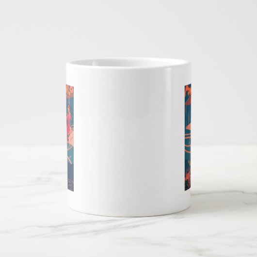 Flugplakat Jumbo-Tasse (Vorderseite)