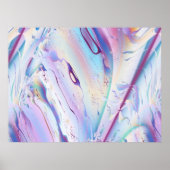 Flugplan Cooles Fraktal Abstrakter Kunst Poster (Vorne)