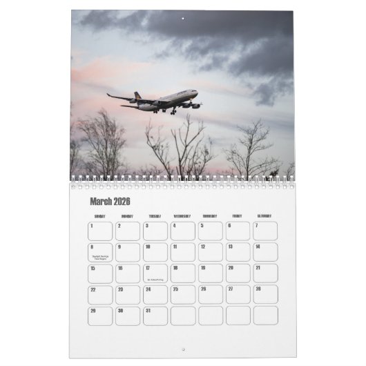 Flugplan Kalender (Mär 2026)