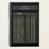 Flugplaner der Flughafenbehörde (Text anpassbar) Planer (Vorderseite)