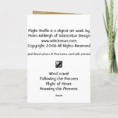 Flugprofil Karte (Rückseite)