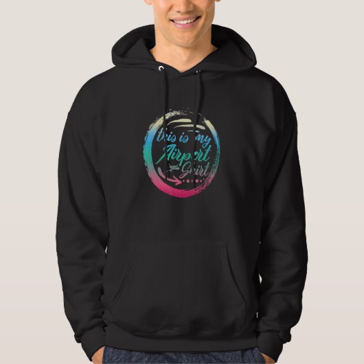 Flugreise Flughafen außerhalb der Stadt Tr Hoodie (Vorderseite)