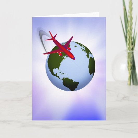 Flugreise Karte (Vorderseite)