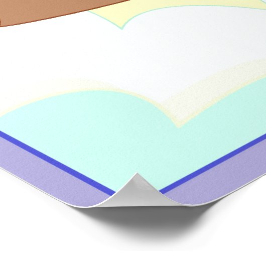 Flugreise Poster (Ecke)