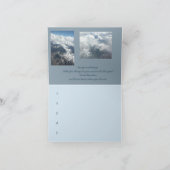 Flugreisekarte Neujahrskarte Foto Feiertagskarte (Innenseite)