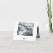 Flugreisekarte Neujahrskarte Foto Feiertagskarte (Rückseite)