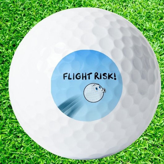 Flugrisiko! Funny Golf Ball fliegt durch in der Lu