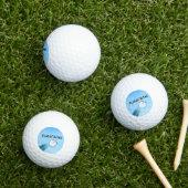 Flugrisiko! Funny Golf Ball fliegt durch in der Lu (Insitu Gras)