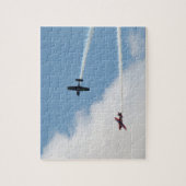 Flugschau mit festem Wing-Flugzeug-Dogfight Puzzle (Vertikal)