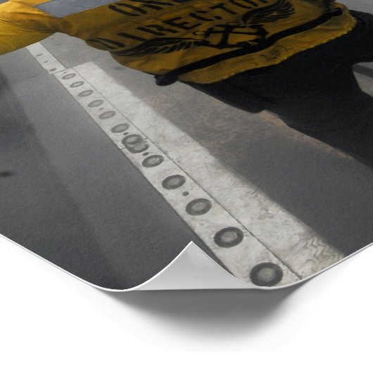 Flugscheck des Luftfahrzeugführers Poster (Ecke)