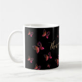 Flugschmetterlingsart Kaffeetasse (Links)