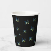 Flugschmetterlingsart Pappbecher (Links)