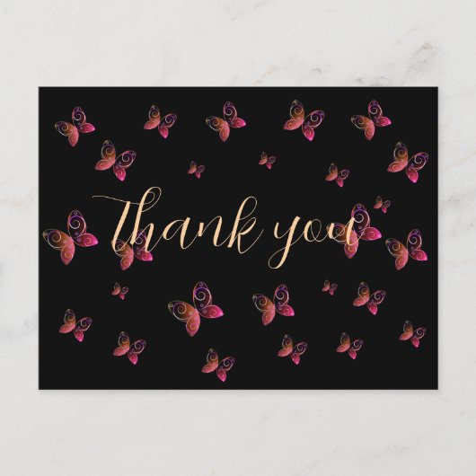 Flugschmetterlingsart Postkarte (Vorderseite)