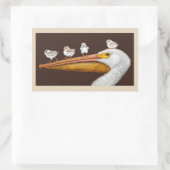 Flugschulaufkleber Rechteckiger Aufkleber (Tasche)