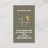 Flugschule Visitenkarte (Rückseite)