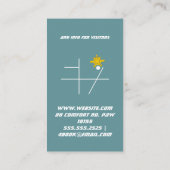 Flugschule Visitenkarte (Rückseite)