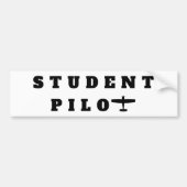 Flugschüler Einfaches Flugzeug Luftfahrt individue Autoaufkleber (Vorne)