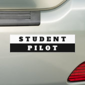 Flugschüler Einfaches Flugzeug Luftfahrt individue Autoaufkleber (Auf Auto)