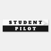 Flugschüler Einfaches Flugzeug Luftfahrt individue Autoaufkleber (Vorne)