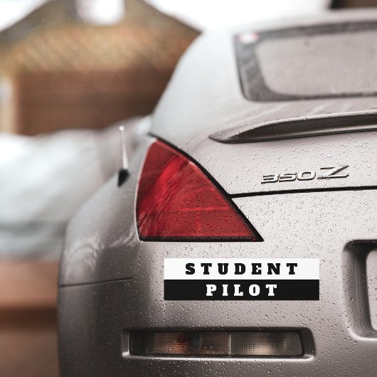 Flugschüler Einfaches Flugzeug Luftfahrt individue Autoaufkleber