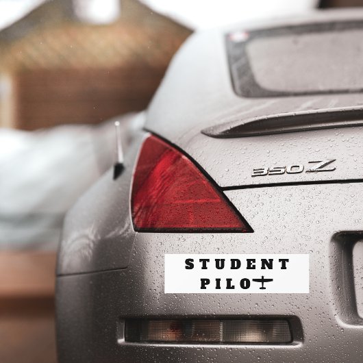 Flugschüler Einfaches Flugzeug Luftfahrt individue Autoaufkleber
