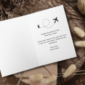 Flugschüler erster Solo-Flug Flugzeug & Teddybär Karte
