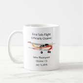Flugschüler Erstes Solo Cessna Foto Personalized Kaffeetasse (Links)