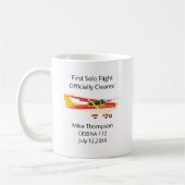Flugschüler Erstflug Cessna Foto Personalized Kaffeetasse (Links)