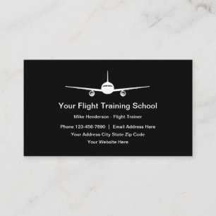 Flugschulung Visitenkarte