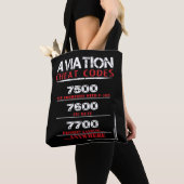 Flugschummelcodes - Funny Tshirt für Piloten Tasche (Von Nahem)