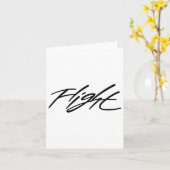 Flugschwarz Karte (Gelbe Blume)