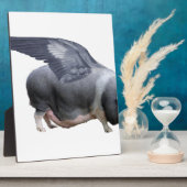 Flugschwein Fotoplatte (Seite)