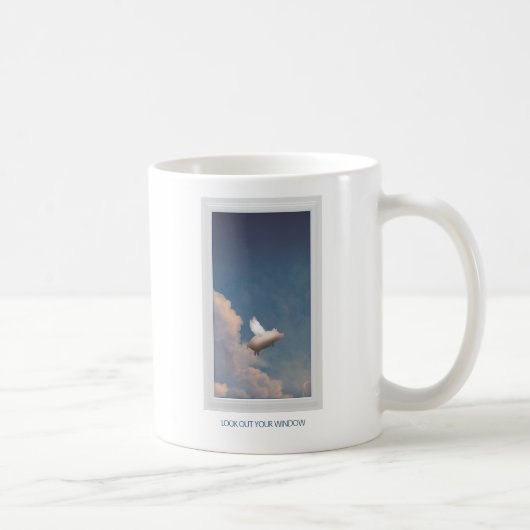 Flugschwein Kaffeetasse (Rechts)