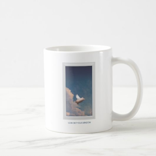 Flugschwein Kaffeetasse (Rechts)