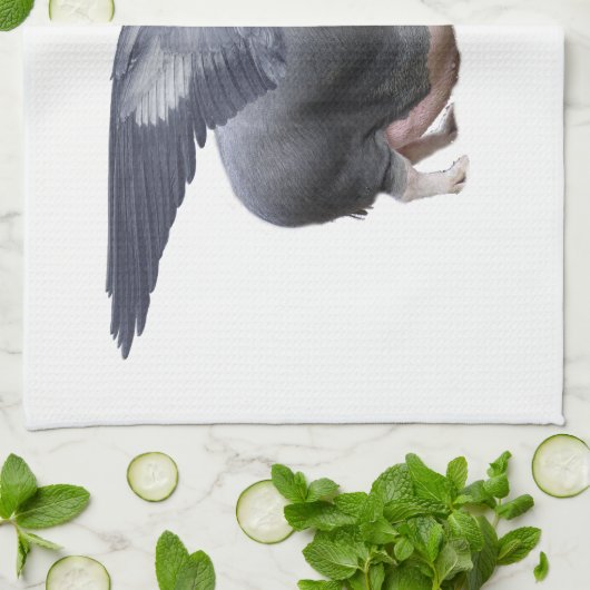 Flugschwein Küchentuch (Gefaltet)