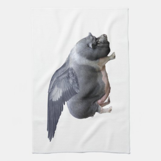 Flugschwein Küchentuch (Vertikal)