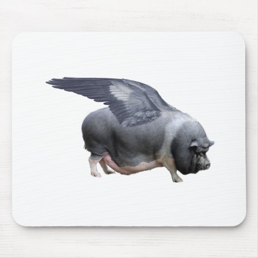 Flugschwein Mousepad (Vorne)
