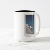 Flugschwein Zweifarbige Tasse (VorderseiteRechts)