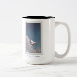 Flugschwein Zweifarbige Tasse