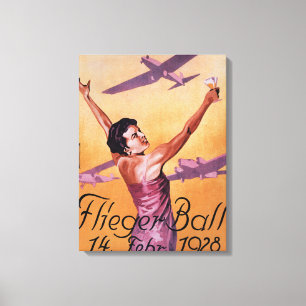 Flugshow im Hotel Wagner Promo-Plakat Leinwanddruck