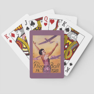 Flugshow im Hotel Wagner Promo-Plakat Spielkarten