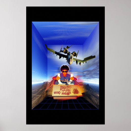 Flugsimulator Poster (Vorne)