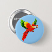 Flugsittich Button (Vorne & Hinten)